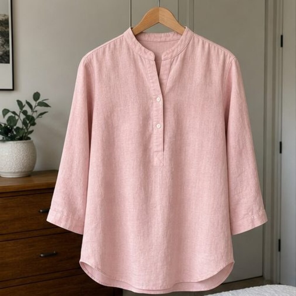Taupe Wrap Blouse